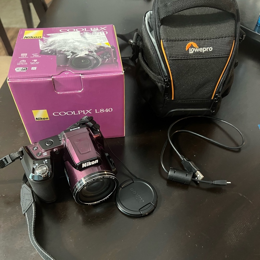 Nikon Coolpix L840 Digital Camera - Purple